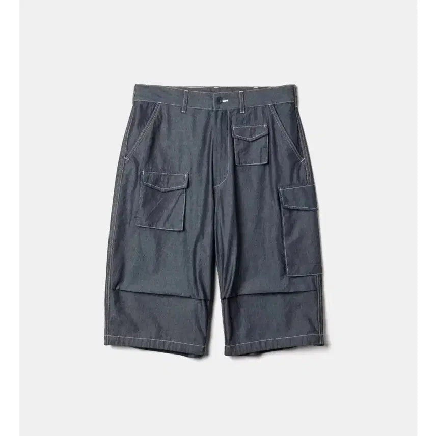 [BUNJANG] GU x Engineered Garments Cargo Pants Blue Denim M / [M]GU x 엔지니어드가먼츠 카고팬츠 블루 데님