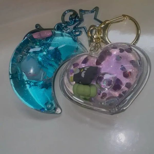 [BUNJANG] Wish Waterball Keychain Bundle Set (Bestsmaru & Hangyodong) / 위시 워터볼 키링 베츠마루 한교동 일괄