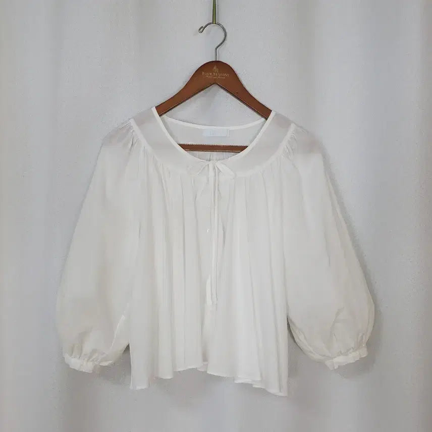 [BUNJANG] URBANE Cotton Blend Blouse / URBANE 아사면 블라우스 free