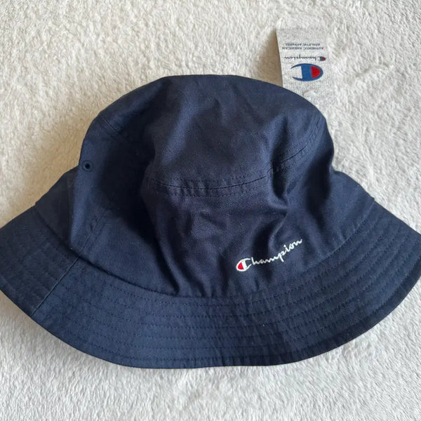 [BUNJANG] Champion Cotton Bucket Hat Navy / 챔피온 코튼 네이비 버킷햇 [M]