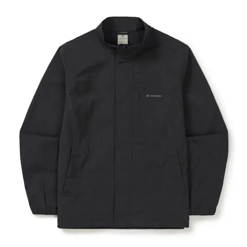 [BUNJANG] Snow Peak Root Stand Neck Windbreaker Dark Charcoal / 스노우피크 루트 스텐드넥 바람막이