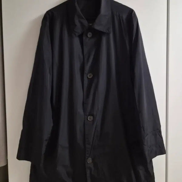 [BUNJANG] Hugo Boss Men's Spring/Fall Black Single Coat / 남성 HUGO BOSS 휴고보스 간절기 코트 블랙