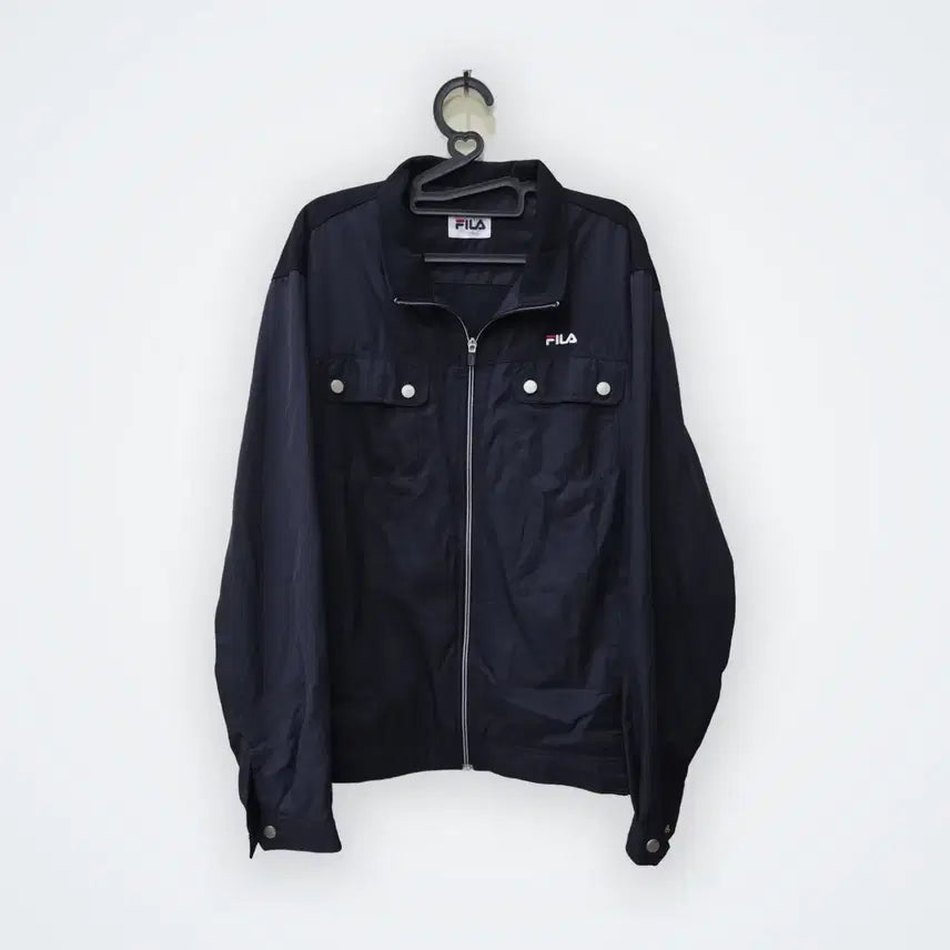 [BUNJANG] Fila Pocket Detail Jacket Navy / [105] 필라 포켓 디테일 자켓 네이비