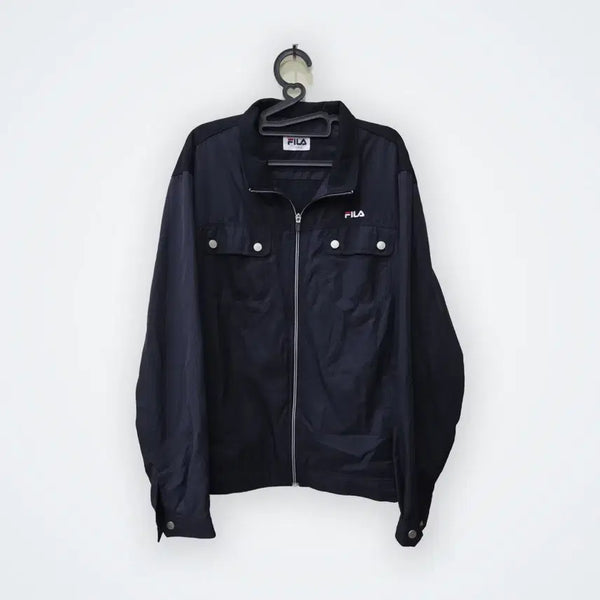 [BUNJANG] Fila Pocket Detail Jacket Navy / [105] 필라 포켓 디테일 자켓 네이비