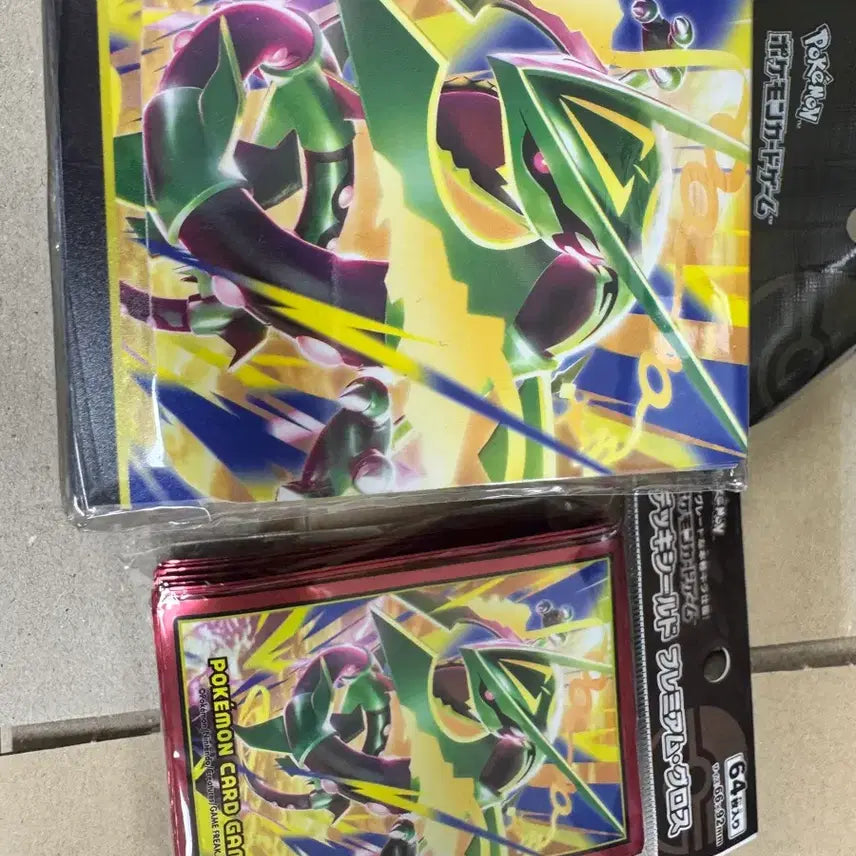 [BUNJANG] Pokémon TCG Rayquaza Deck Shield & Sleeve Set / 포켓몬 카드 게임 레쿠쟈 덱실드 & 슬리브 세트