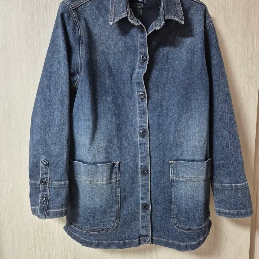 [BUNJANG] Hazzys Ladies Denim Jacket Size 55 / 헤지스 레이디스 청자켓 데님자켓 55