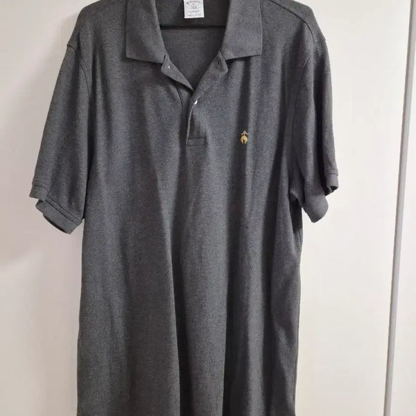 [BUNJANG] Brooks Brothers Short Sleeve Polo Shirt Gray / 26ss 브룩스 브라더스 반팔 폴로 카라티