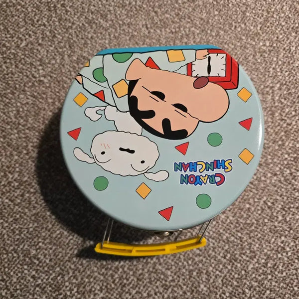 [BUNJANG] Crayon Shin-chan Tin Case & Sticker Bundle / 짱구틴케이스+ 짱구 인컷스티커일괄판매