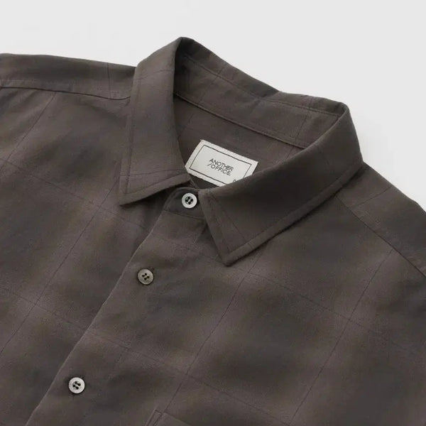 [BUNJANG] Another Office Relax Ombre Shirt Brown Size 2 / 어나더오피스 릴렉스 옴브레 셔츠 브라운 2사이즈