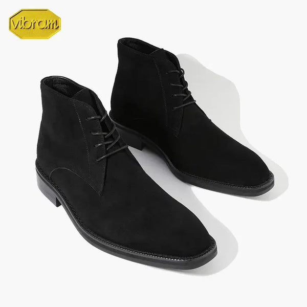 [BUNJANG] Firenze Atelier 7200-QS Black Desert Boots / [275] 피렌체아뜨리에 7200-QS [BLACK] 데저트부츠