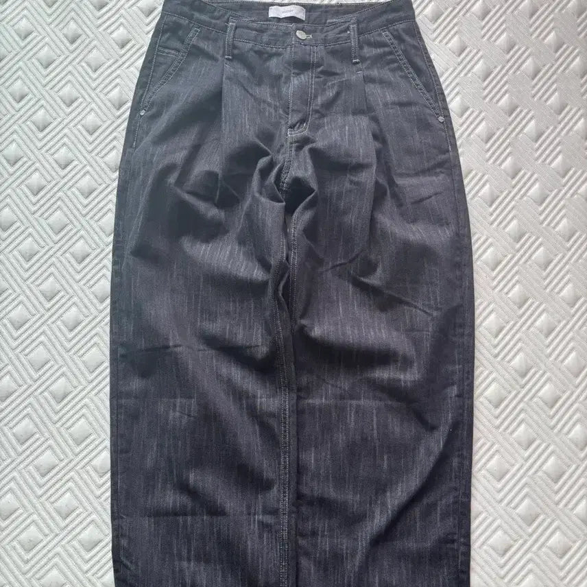 [BUNJANG] Minav One-Tuck Wide Denim Pants L / 미나브 원턱 와이드 데님팬츠 L