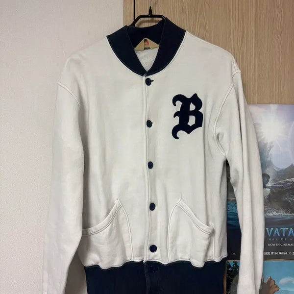 [BUNJANG] Cushman Baseball Trainer Sweatshirt L / Cushman 야구 점퍼 L