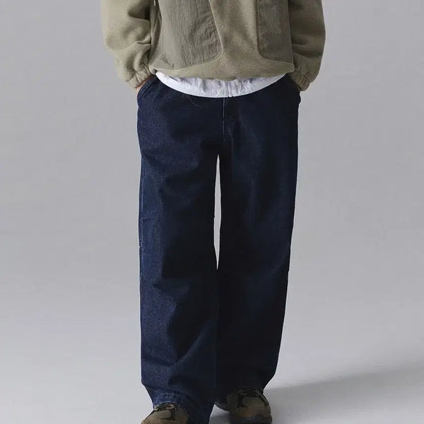 [BUNJANG] Musinsa Standard Belted Parachute Denim Pants / (31-32)무신사스탠다드 벨티드 파라슈트 데님팬츠