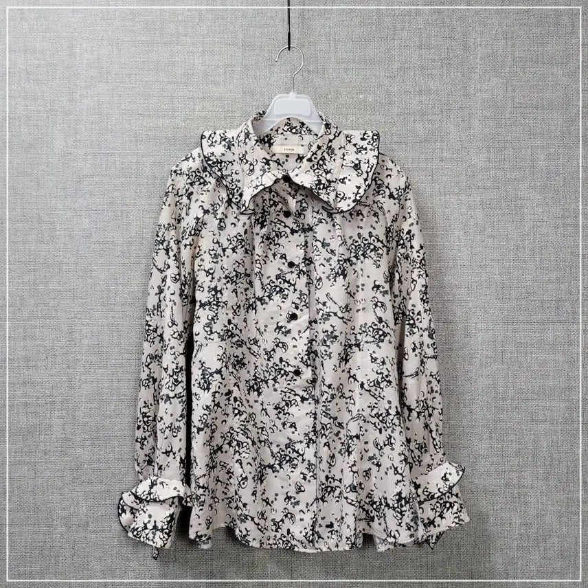 [BUNJANG] SYSTEM Flower Frill Blouse / 2611. SYSTEM 플라워 프릴블라우스 82-94-160