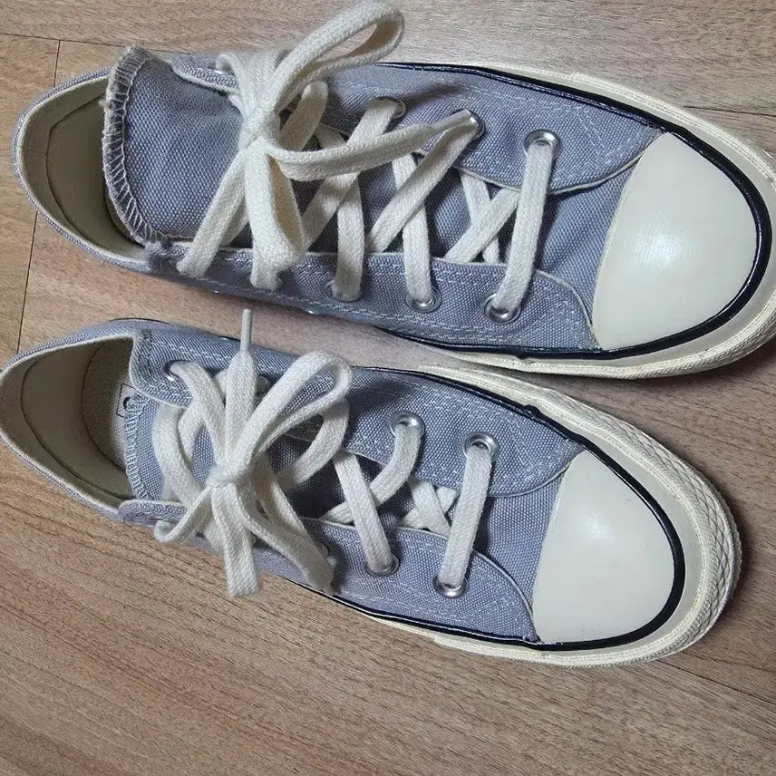 [BUNJANG] Converse Chuck Taylor 70s Low Wolf Grey Shoes / 컨버스 척테일러 70s 로우 울프그레이 235