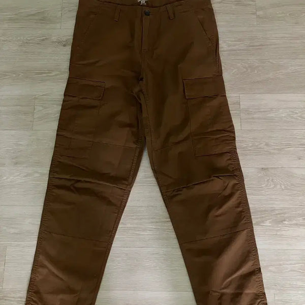 [BUNJANG] Carhartt WIP Regular Cargo Pants Hamilton Brown Ripstop 30x32 (Unworn/Altered) / (미착용/수선함) 30x32 칼하트 wip 레귤러 카고팬츠 해밀턴 브라운(립스탑)