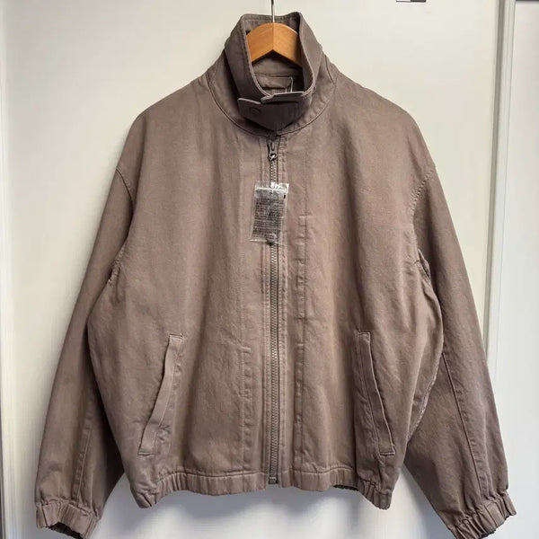 [BUNJANG] Uniqlo U 24SS Zip-Up Blouson Brown L / [새상품] 유니클로U 24SS 집업블루종 브라운 L