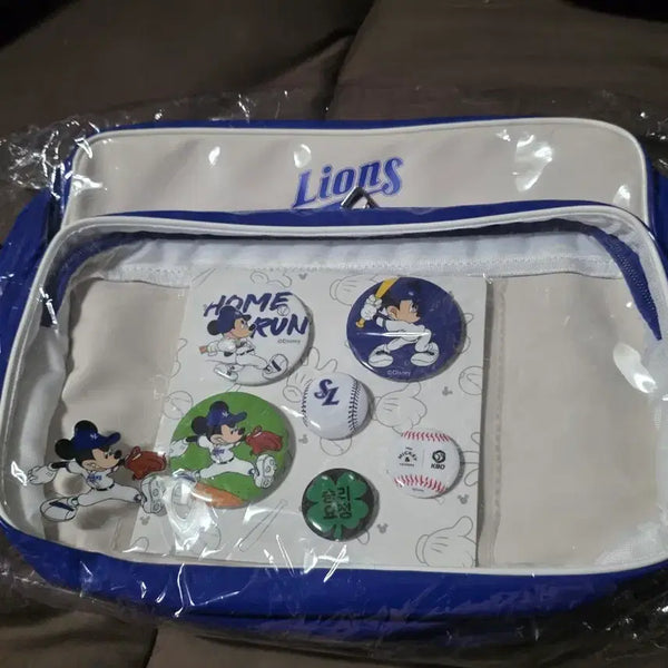 [BUNJANG] Samsung Lions Mickey Boston Bag / 삼성라이온즈 미키 보스턴백 (새상품) 팝니다