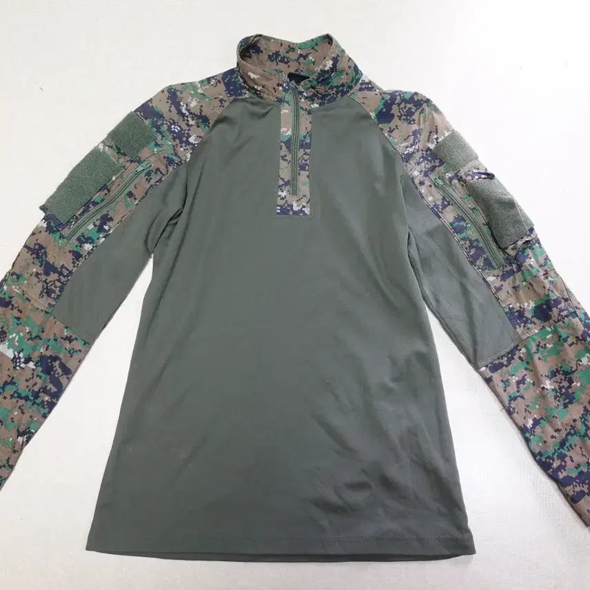 [BUNJANG] PEACE MAKER Combat Shirt Zip-Up Jacket (Khaki, M) / PEACE MAKER/컴뱃셔츠 YKK지퍼/집업티/전투복/미군복/38266
