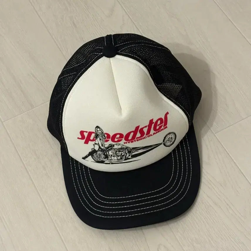 [BUNJANG] Hysteric Glamour Speedster Logo Mesh Cap / 히스테릭글래머 모자