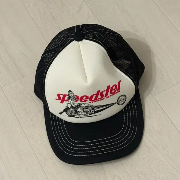 [BUNJANG] Hysteric Glamour Speedster Logo Mesh Cap / 히스테릭글래머 모자
