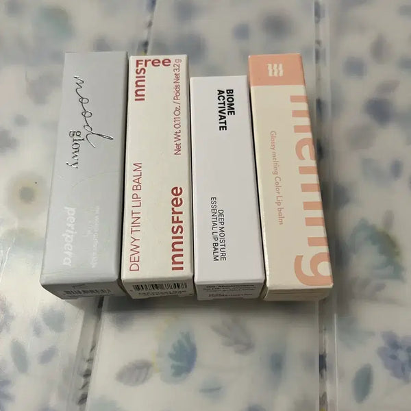 [BUNJANG] Innisfree Peripera Merzy Mood Glowy Balm Set / 이니스프리 페리페라 머지 컬러립밤 무드글로이밤