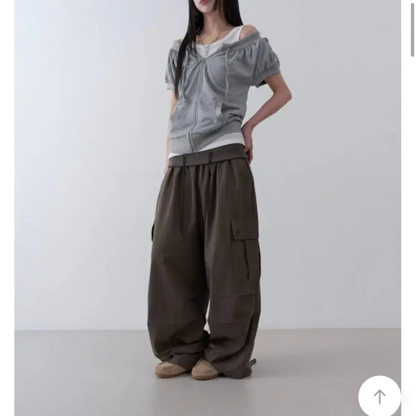 [BUNJANG] String Cargo Pants / 스트링 팬츠