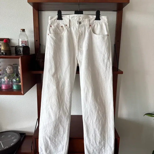 [BUNJANG] Levi's 501 USA White Jeans 33x34 / 501 화이트진 USA 33X34
