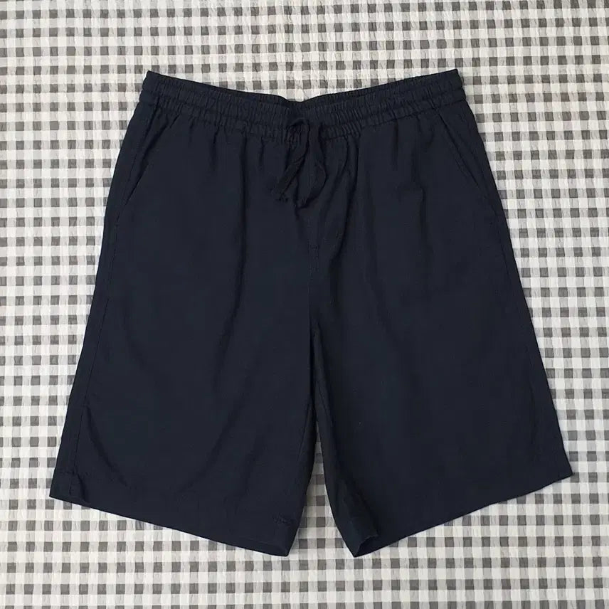 [BUNJANG] Guess Linen Blend Banding Shorts / 게스 밴딩 린넨 반바지 남자29~31