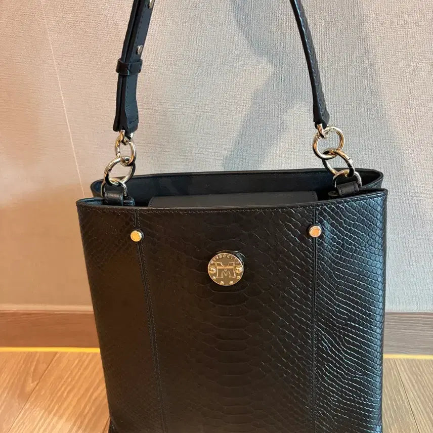 [BUNJANG] Metrociti Crocodile Pattern Leather Tote Bag / 메트로시티 토트백
