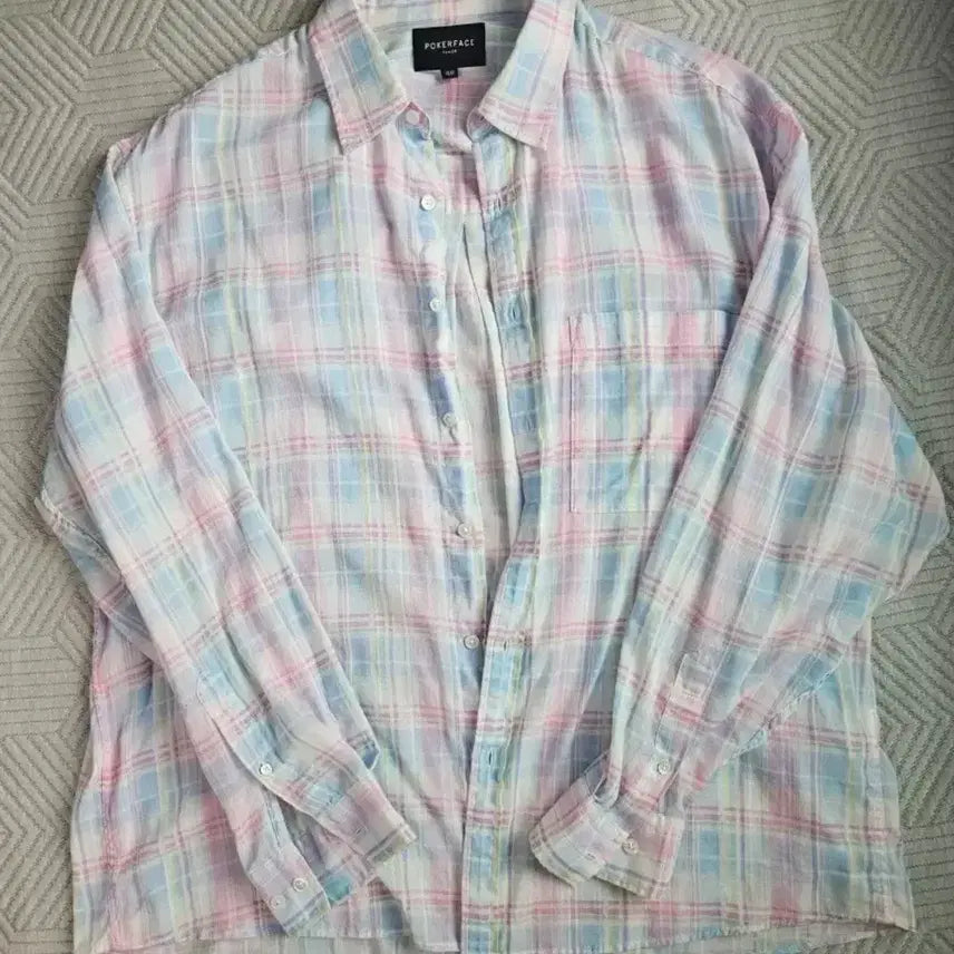 [BUNJANG] Poker Face Candy Shirt Size 48 / 포커페이스 캔디셔츠 48사이즈