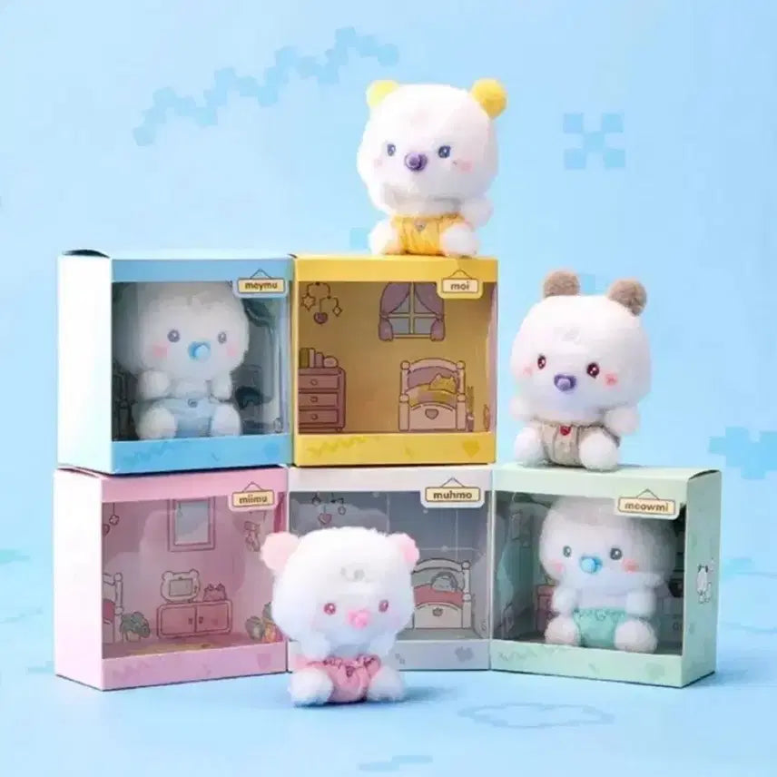 [BUNJANG] Plaive Hamin Baby Myeomimoo Doll & Unofficial Dolls Bundle Set / [원가이하 플레이브 하민] 므메미무 베이비 먀미 인형+비공굿인형(꽁꽁하민, 너부리특공대 하민)