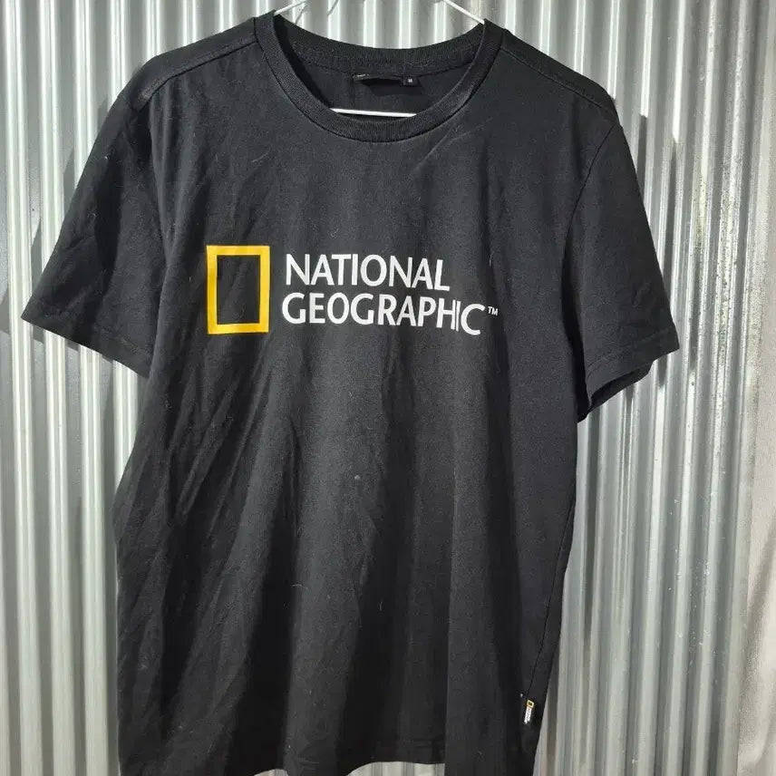 [BUNJANG] National Geographic Black T-Shirt / M 내셔널지오그래픽 반팔티 블랙