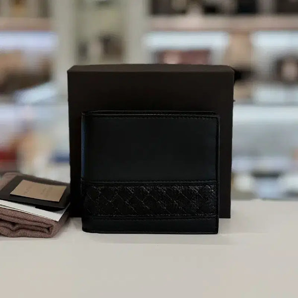 [BUNJANG] Bottega Veneta Intrecciato Bi-Fold Wallet / 보테가베네타 인트레치아토 남성 반지갑 새상품 113993 V1EEI
