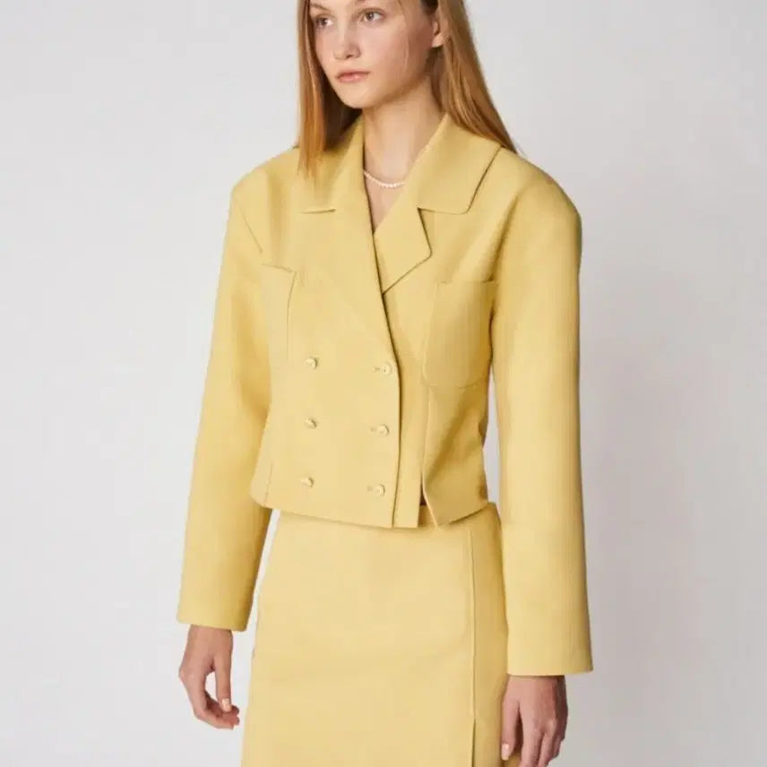 [BUNJANG] GROVE 22FW Norah Jacket Yellow / 그로브 GROVE 노라자켓 옐로우
