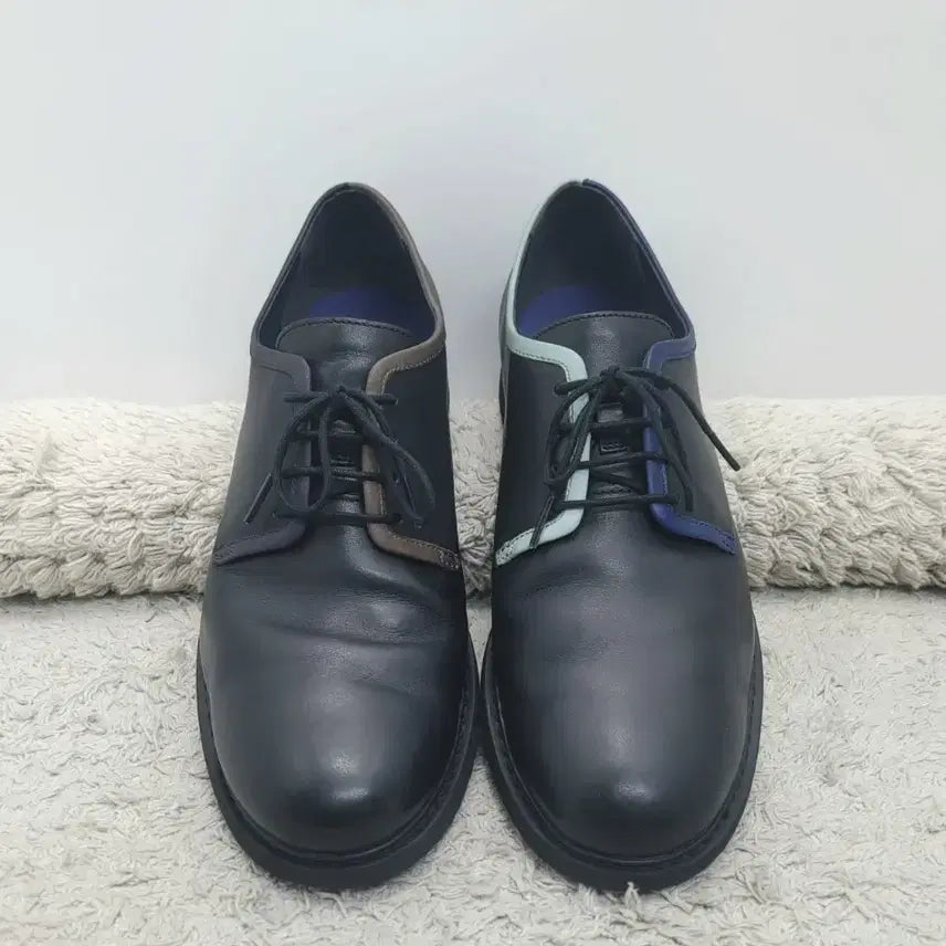 [BUNJANG] Camper Twin Lace-up Derby Shoes Black / 캠퍼 트윈 레이스업 더비슈즈 블랙 45 (290~295)