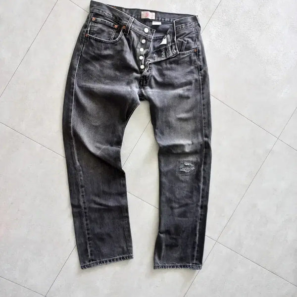 [BUNJANG] Levi's 501 Black Denim Pants / 리바이스 501 블랙 데님 팬츠