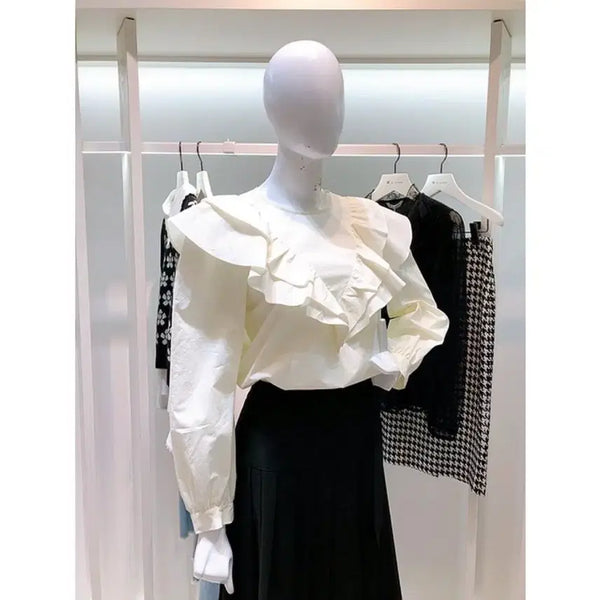 [BUNJANG] It Michaa Oversized Frill Blouse / 잇미샤 오버핏 프릴 블라우스 20