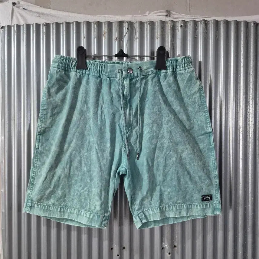 [BUNJANG] Billabong Washed Mint Shorts L / L 빌라봉 워싱 반바지 민트색
