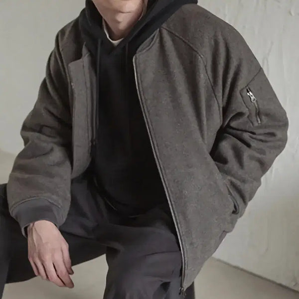 [BUNJANG] Beslow Slowboy Wool MA-1 Jumper Jacket / 비슬로우 슬로우보이 울 ma-1 점퍼 / 남성 자켓 / 남성 점퍼