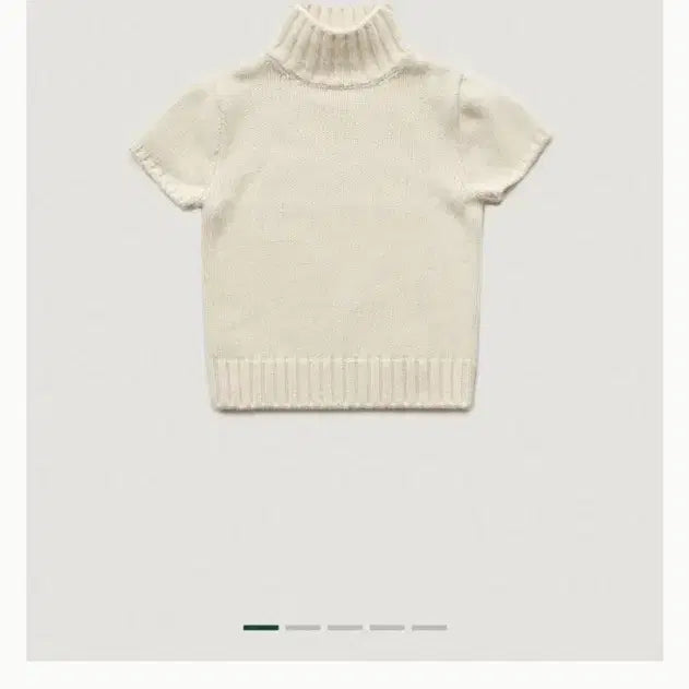 [BUNJANG] The Barnet Ivory Half Turtleneck Knit Sweater / 더바넷 아이보리 하프 터틀넥 니트 스웨터