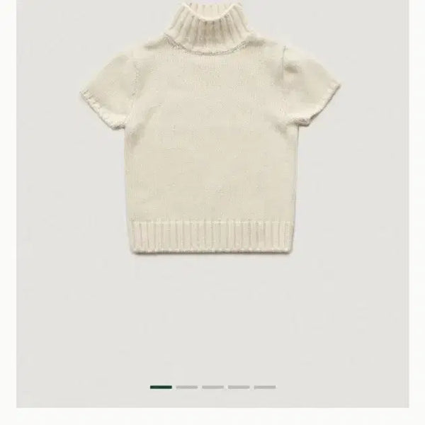 [BUNJANG] The Barnet Ivory Half Turtleneck Knit Sweater / 더바넷 아이보리 하프 터틀넥 니트 스웨터