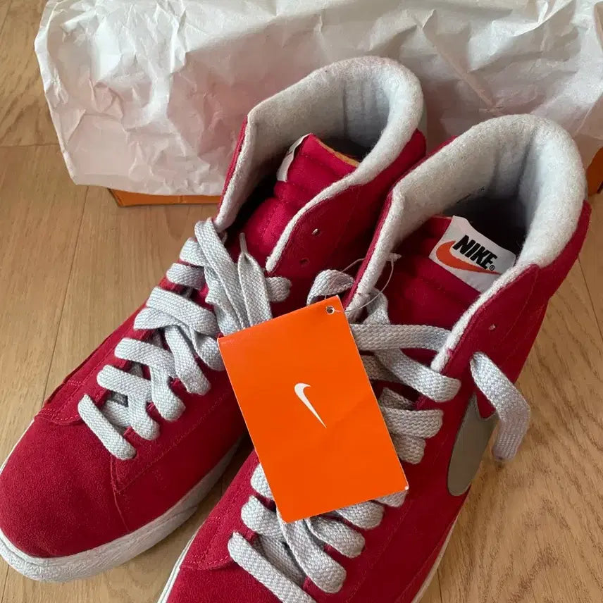 [BUNJANG] Nike Blazer Mid Vintage Suede Red / 블레이저 미드 빈티지 스웨이드 레드
