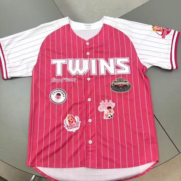 [BUNJANG] LG Twins Janmangloopi Collaboration Uniform Moon Bo-kyung #105 / 엘지트윈스 잔망루피 유니폼 문보경 마킹 105