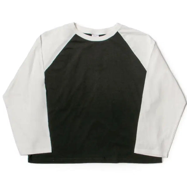[BUNJANG] Sandy & Rosie Ragtime Raglan T-shirt Black/White / 샌디앤로지스 ragtime 티셔츠 블/화