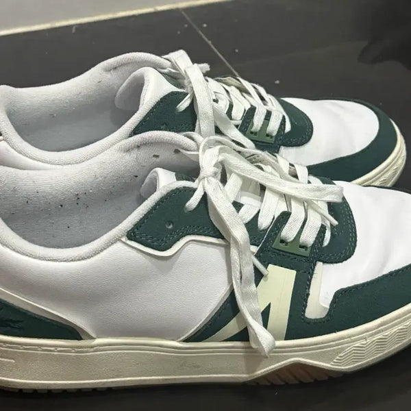 [BUNJANG] Lacoste White & Green Sneakers (255-260) / 라코스테 스니커즈 신발 255-260사이즈