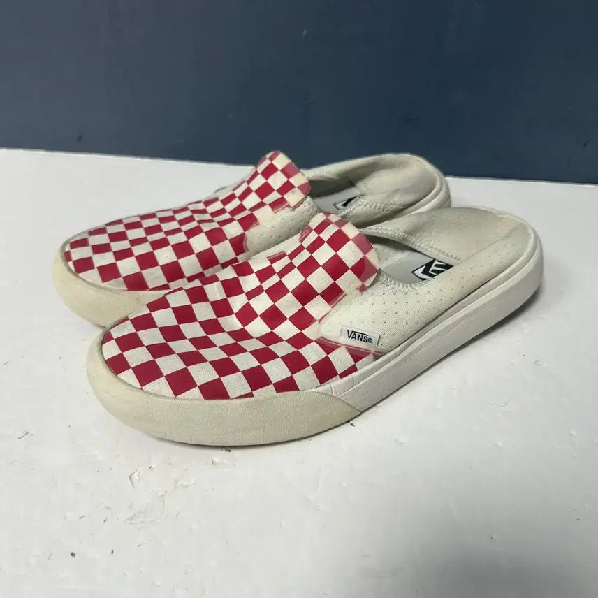 [BUNJANG] Vans Comfy Cush One Checkerboard Racing Red Shoes / 295 반스 컴피쿠시 원 체커보드 레이싱 레드