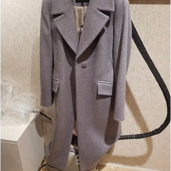 [BUNJANG] Maje Grey Coat / 마쥬 코트 그레이