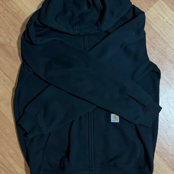 [BUNJANG] Carhartt Hooded Sweatshirt Black / 칼하트 후드집업 블랙