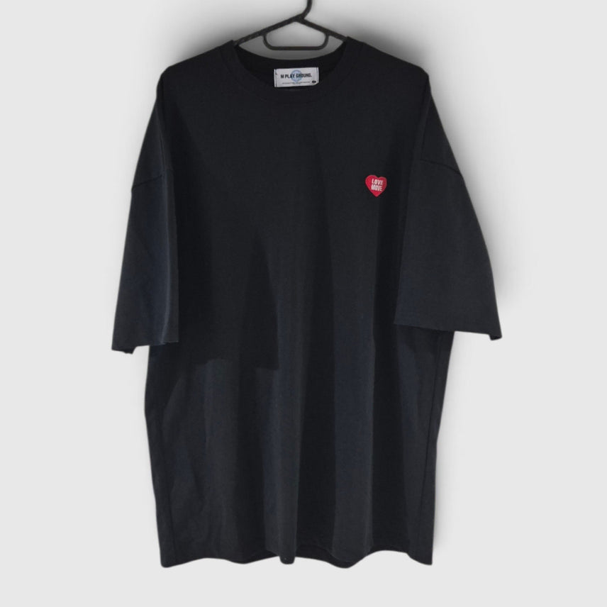 [BUNJANG] MPLAYGROUND Heart T-Shirt / [105]엠플레이그라운드 하트 반팔티 신품급